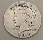 1934-S Peace Dollar $1 - San Francisco Mint