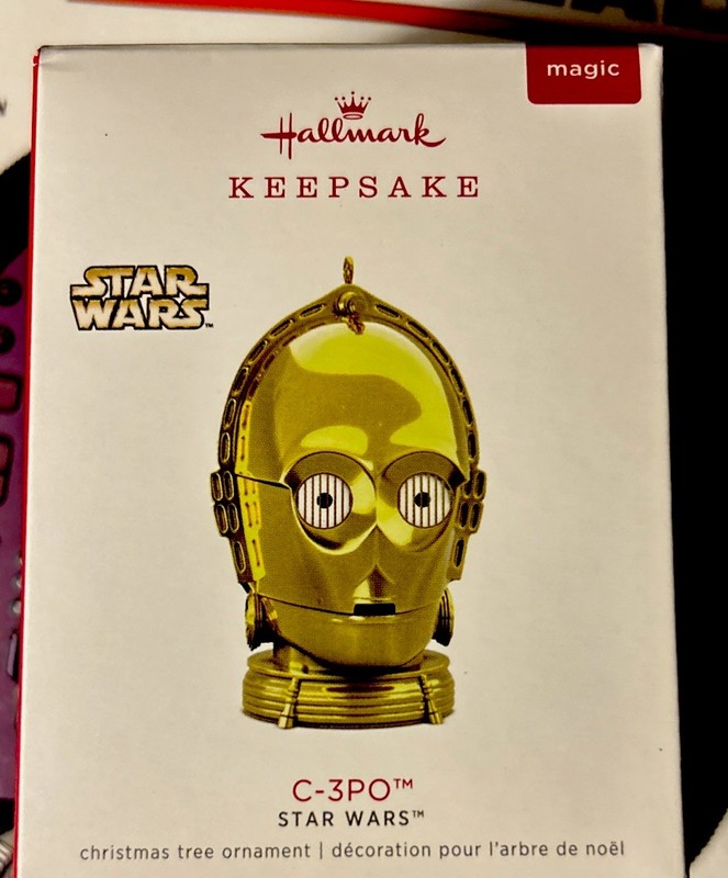 Hallmark Keepsake 2018 Star Wars C-3PO Magic Light And Sound Ornament
