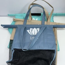 3 Lotus Trolley Bags Reusable Eco Friendly Grocery Set 1 Insulated Reuse
