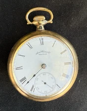 Antique C 1887 S18 7J Grade 1 Model 1883 American WALTHAM Pocket Watch SEE VIDEO