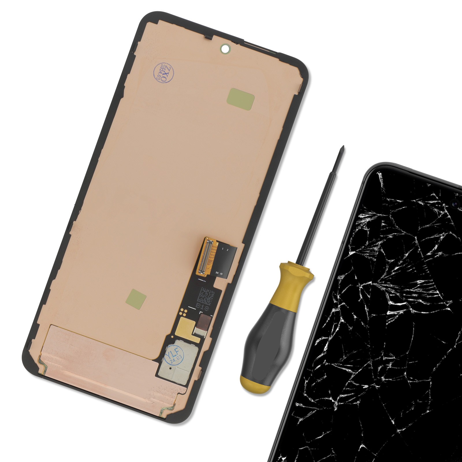Écran LCD pour Google Pixel 8 bloc tactile de rechange Relife
