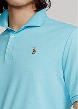Polo Ralph Lauren Men's Big  Tall Soft Cotton Polo Shirt Size 2XB Turquoise