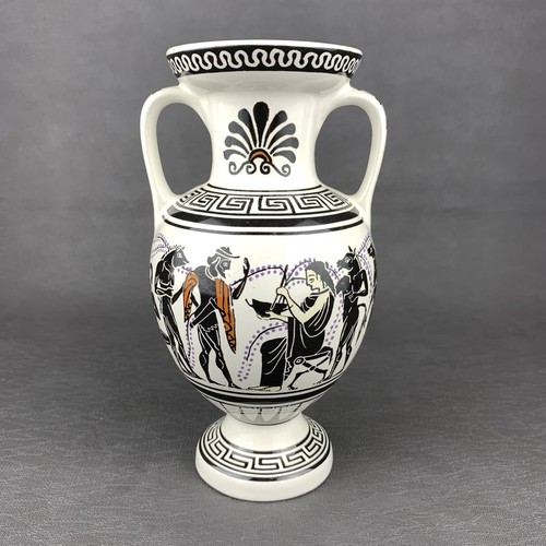 Greek Vase Olysses by D. Vassilopoulos 128/8 Munich Museum Replica Porcelain 7" - Picture 5 of 8