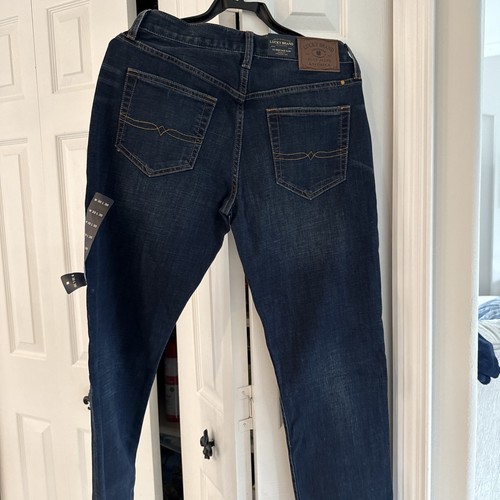 LUCKY BRAND Jeans Mens 30x30 Measured 121 Heritage Slim Blue 30x30 NWT - Picture 4 of 8