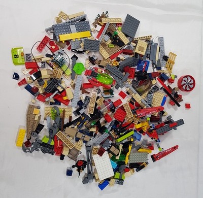 LEGO 1kg GEMISCHTE FARBEN STÜCKE BAUSTEINE GRUNDPLATTEN RESTPOSTEN KONVOLUT