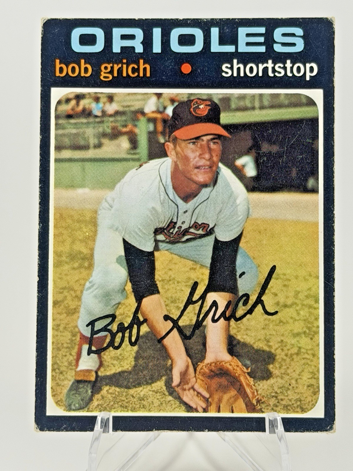 1971 Topps - Bob Grich #193 (RC) Baltimore Orioles