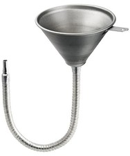 Steel Bendable Universal Spout Funnel With Filter and 23.6" Flexible Pipe Long N