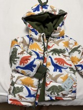 New Okie Dokie Dinosaur Puffer Jacket with tags, Boy, size 3T , NWT