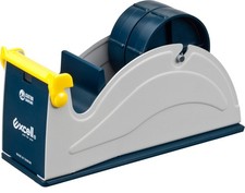 Heavy Duty Steel Desk Tape Dispenser Dual Twin Roll 2" Wide 3" Core Office Use