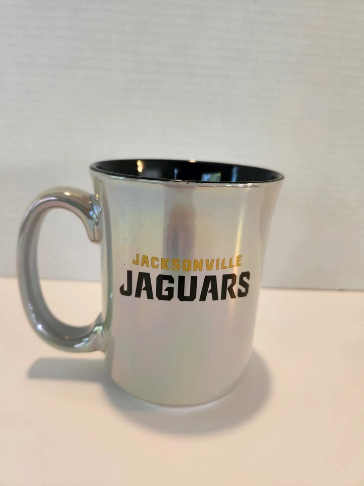 Caneca Iridescente Memory Co Oficial NFL 15 oz Jacksonville Jaguars NOVA - Imagem 2 de 4