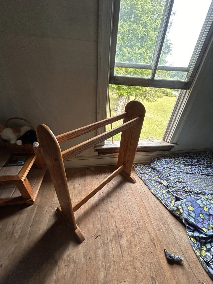 Edredón de madera antiguo Foto 3 de 3