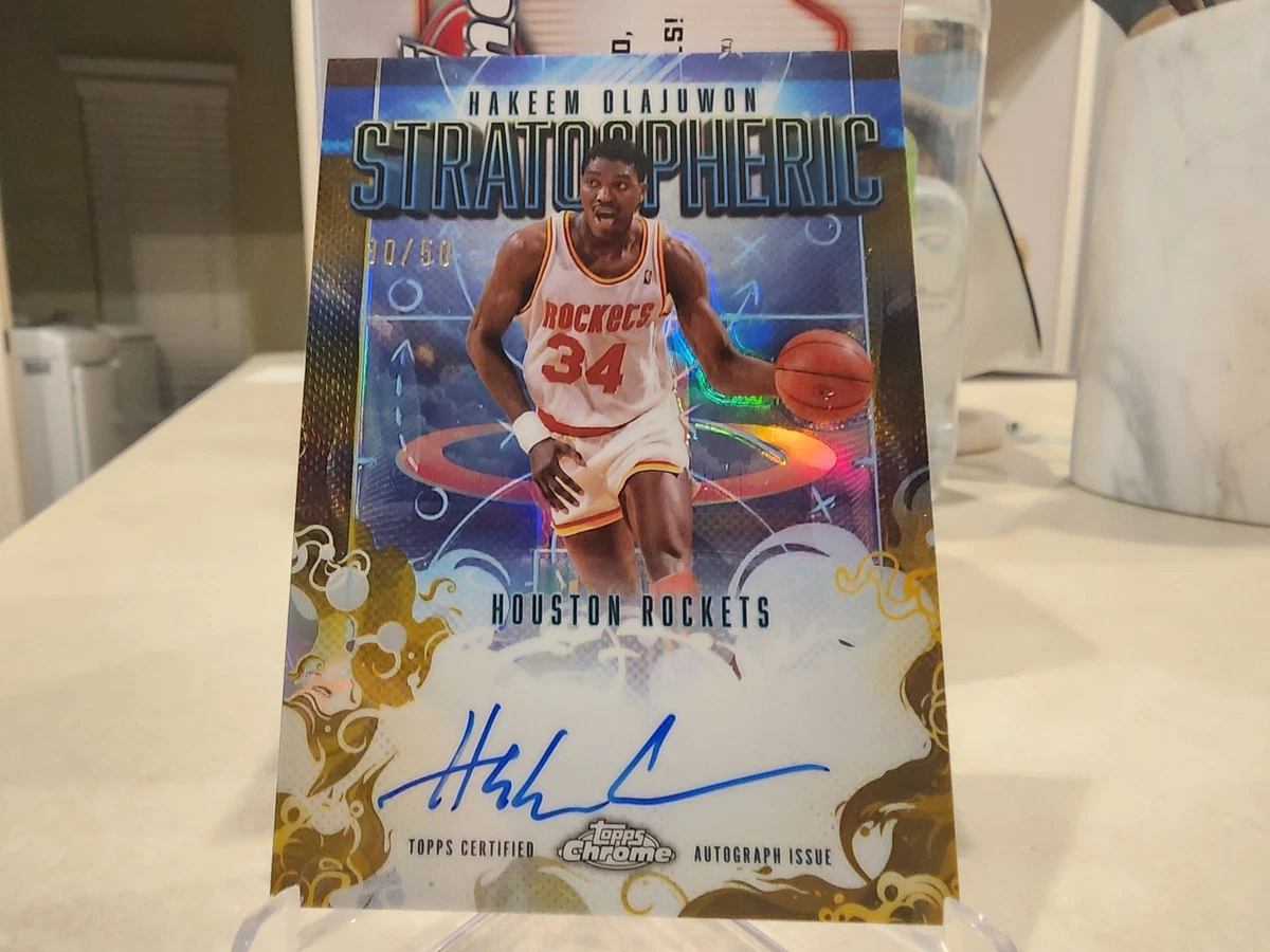 Hakeem Olajuwon Autograph Basketball Cards for sale | eBay