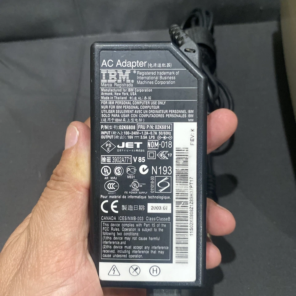 Zebra LP 2844 PS Thermal Printer With Power Supply Used Tested WORKS GREAT - Image 3 of 4