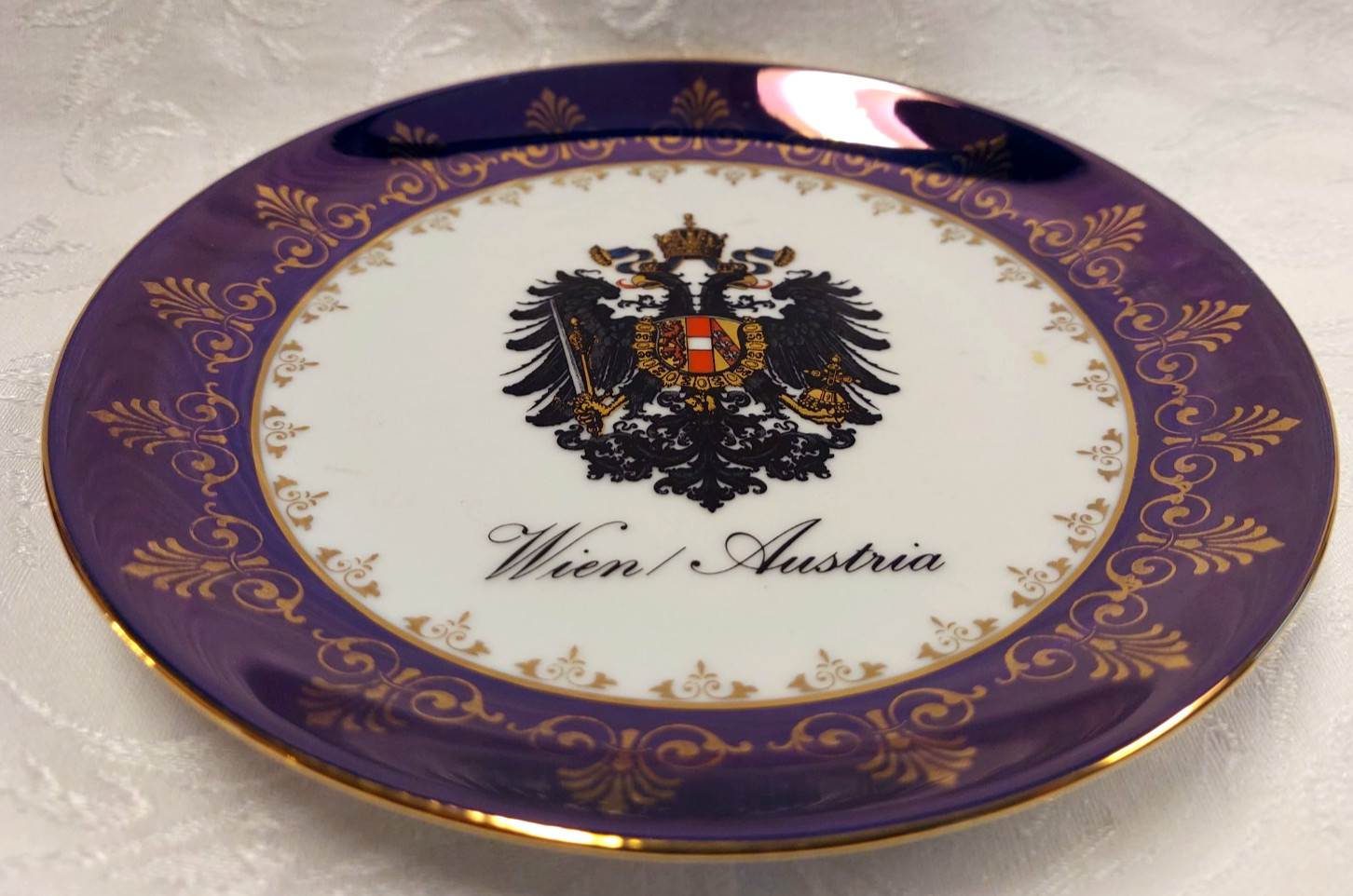 HASSENPFLUG  HK Wien Austria Handarbeit Porcelain Plate/Wall Hanging