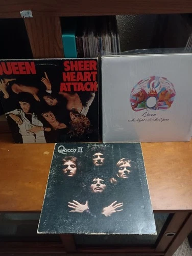 Queen Vinyl Lot Of 3