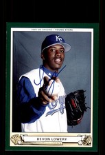 Signed Baseball Card Auto Devon Lowery 2005 UD Origins #221 Kansas City Royals