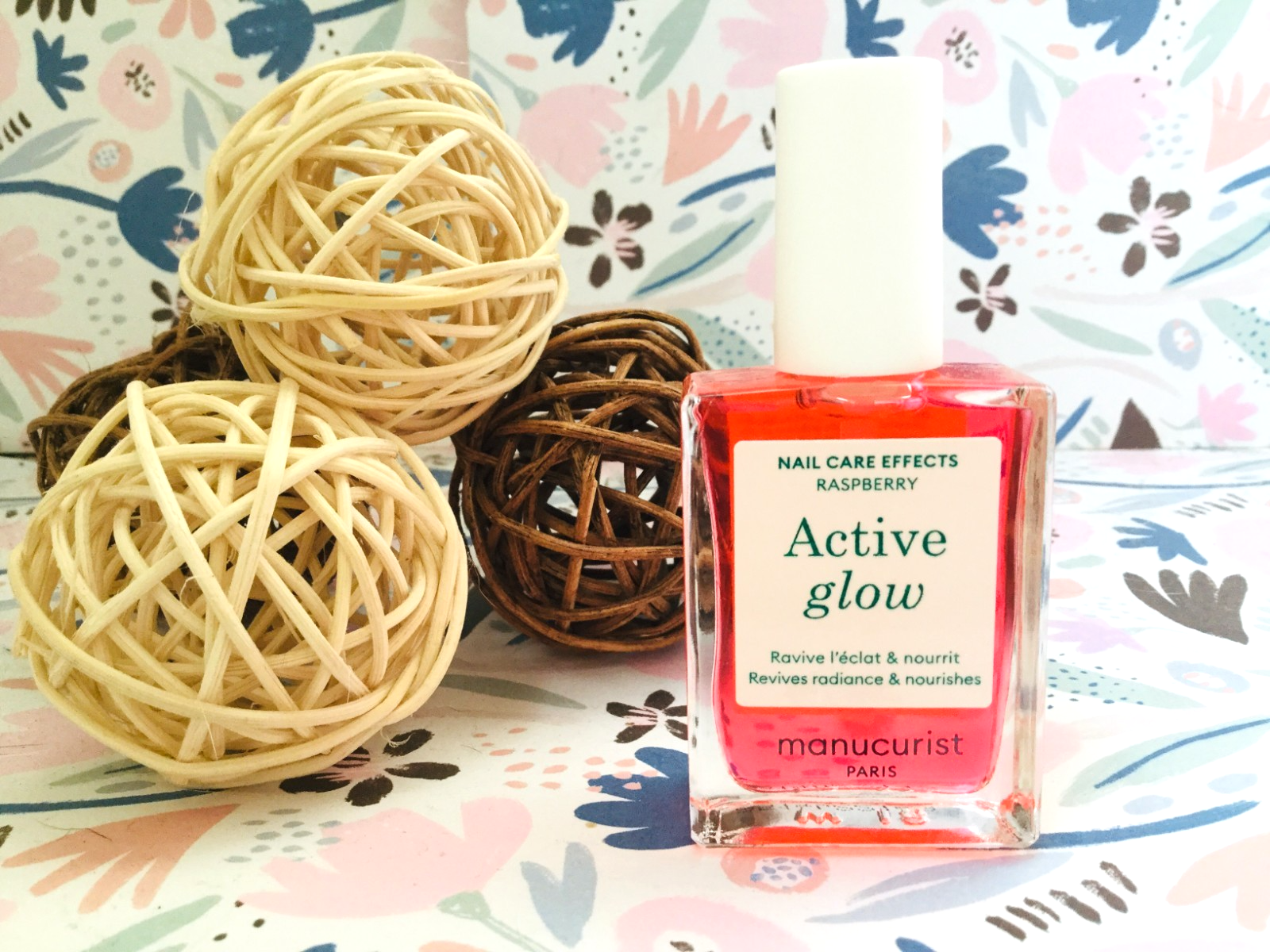 MANUCURIST ❤️ Active Glow Raspberry Nail Treatment 15ml NEW