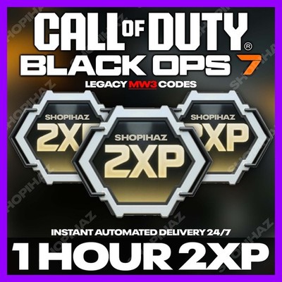 Call of Duty Black Ops 7 (BO7)   1 Hour Double XP 2XP |  MW3 Codes | Global 
