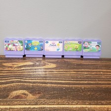 Vtech V.Smile Game Lot Alphabet Mermaid Cinderella SpongeBob Dora Excellent