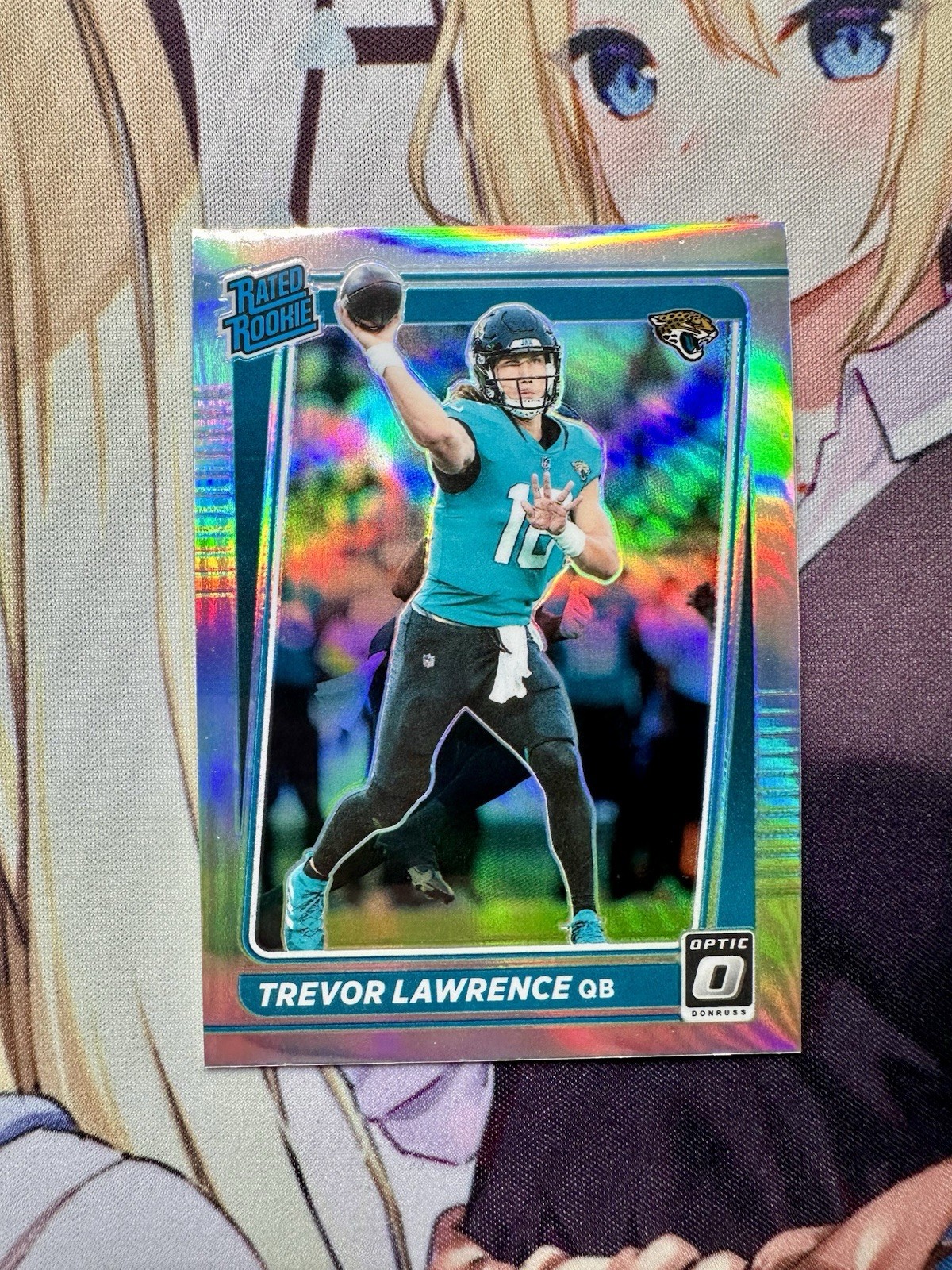 2021 Panini Donruss Optic #201 Trevor Lawrence Holo Prizm