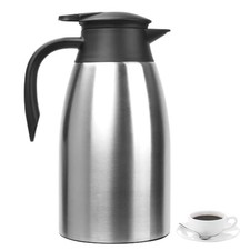Thermal Coffee Carafe 70 oz / 2L Insulated Stainless Steel, Coffee Carafes Do...