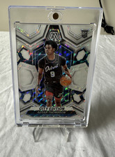 23-24 Mosaic Ausar Thompson RC City Edition Silver Prizm #290 /25 Pistons SSP
