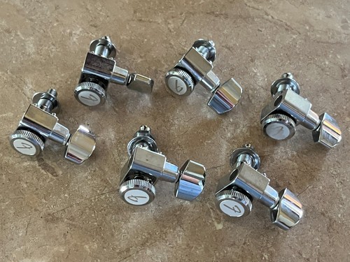 set Fender guitar locking tuners Stratocaster Telecaster chrome 