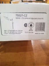 Delta 75527-CZ Champagne Bronze, Shower Head, Spray Handle, Adjustable Arm