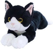 Sun Lemon Lap-Sized Tuxedo Cat Plush Toy M 47cm Knee Series Japan