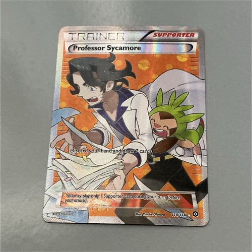 The Pokemon Company Professor Sycamore 114/114 XY Steam Siege Ultra Rare Holo EN