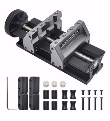 AM ARROWMAX Precision Double-Ended Mini Bench Vise - Crafted From Aerospace-g...
