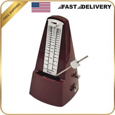 Classic Wind-Up Metronome with Bell   Elegant Wooden Design for All Instruments