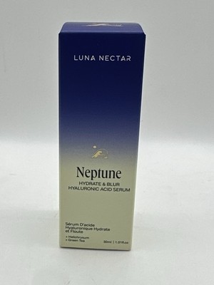 Luna Nectar Neptune Hydrate & Blur Hyaluronic Acid Serum 1 oz / 30 mL exp 12/26