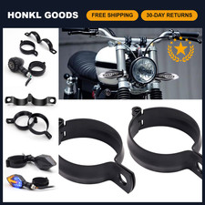 Motorcycle Turn Signal Light Bracket, Universal Signal Indicator Holder Fork Cla