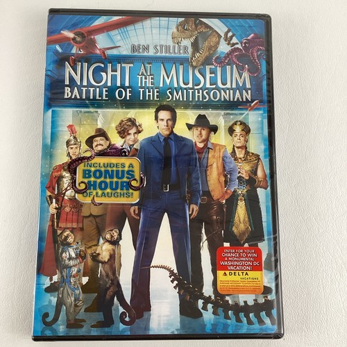 Night At The Museum DVD Battle Of The Smithsonian Ben Stiller New ...