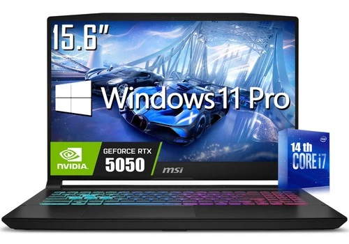 MSI Katana 15.6" Gaming Laptop Intel Core i7-14650HX RTX 5050 32GB DDR5 2TB SSD