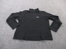 Patagonia Jacket Womens L Black Micro D Fleece Jumper Outdoor Hiking 25420