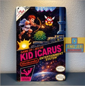 Kid Icarus Vintage Nintendo nes Video Game Metal Poster - Sign - Size:20x30cm