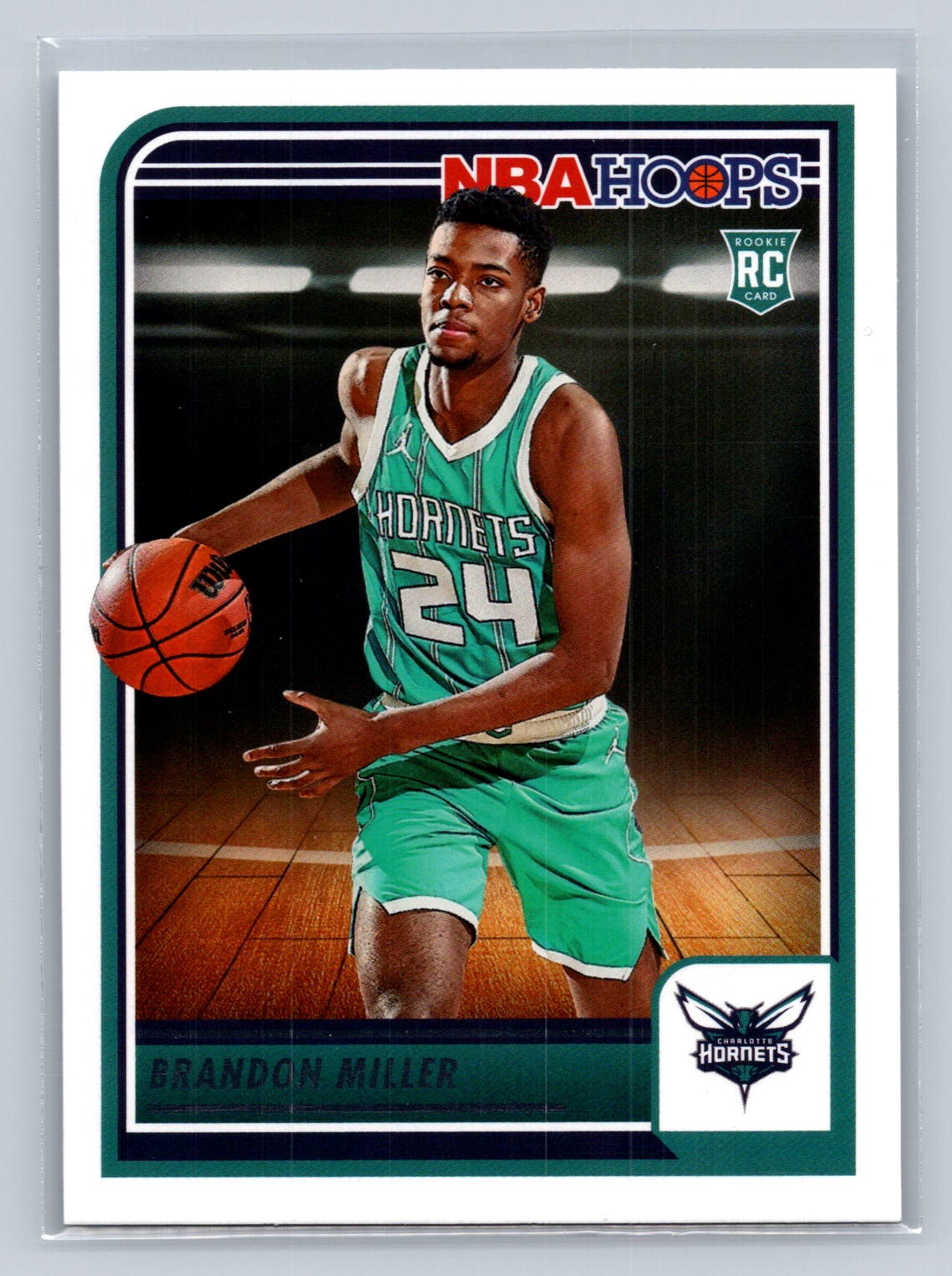 2023-24 Hoops #272 Brandon Miller RC Rookie Hornets NM-MT
