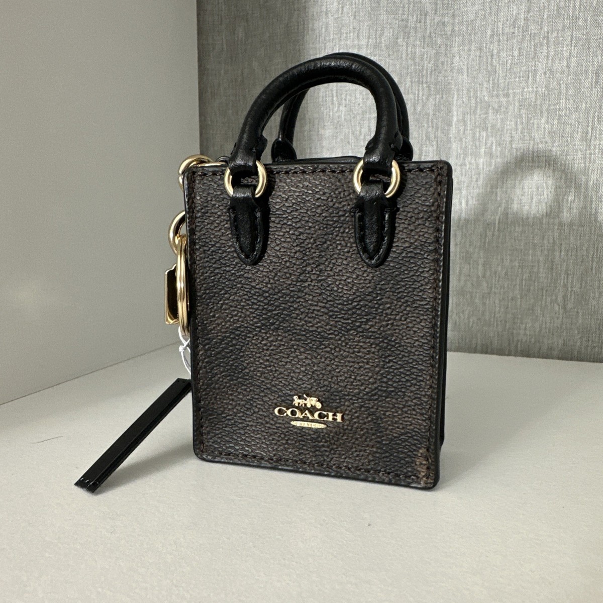 Coach Women's Bag-Shaped Keychain CX069-IMXAQ Parallel Import