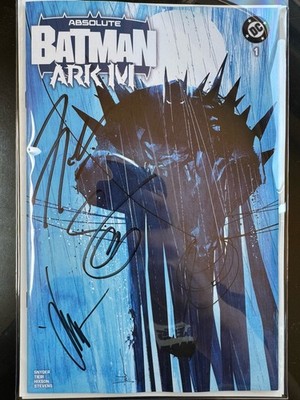 3x SIGNED SNYDER TIERI JOCK MEGACON ABSOLUTE BATMAN ARK M EXCLUSIVE NM+ W COA