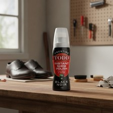 Prestige Water-Resistant Shoe Polish - 75ml Liquid with Carnauba Wax for Leather