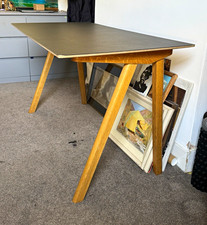HAY Copenhague CPH 90 Desk – Black Linoleum & Oak by Ronan & Erwan Bouroullec