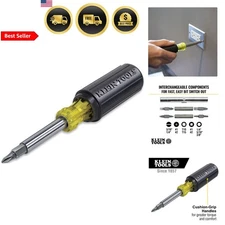Multi-bit Screwdriver Nut Driver Set 11-in-1 with Cushion Grip Handle