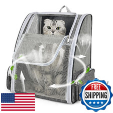 Cat Backpack Carrier Large Pet Backpack for Small Dog Medium Cat Puppy Kitten Bu