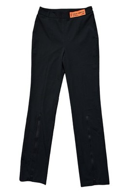 Heron Preston Gabardine Stretch Zip Hose Damen 38 EU 10 UK Schwarz