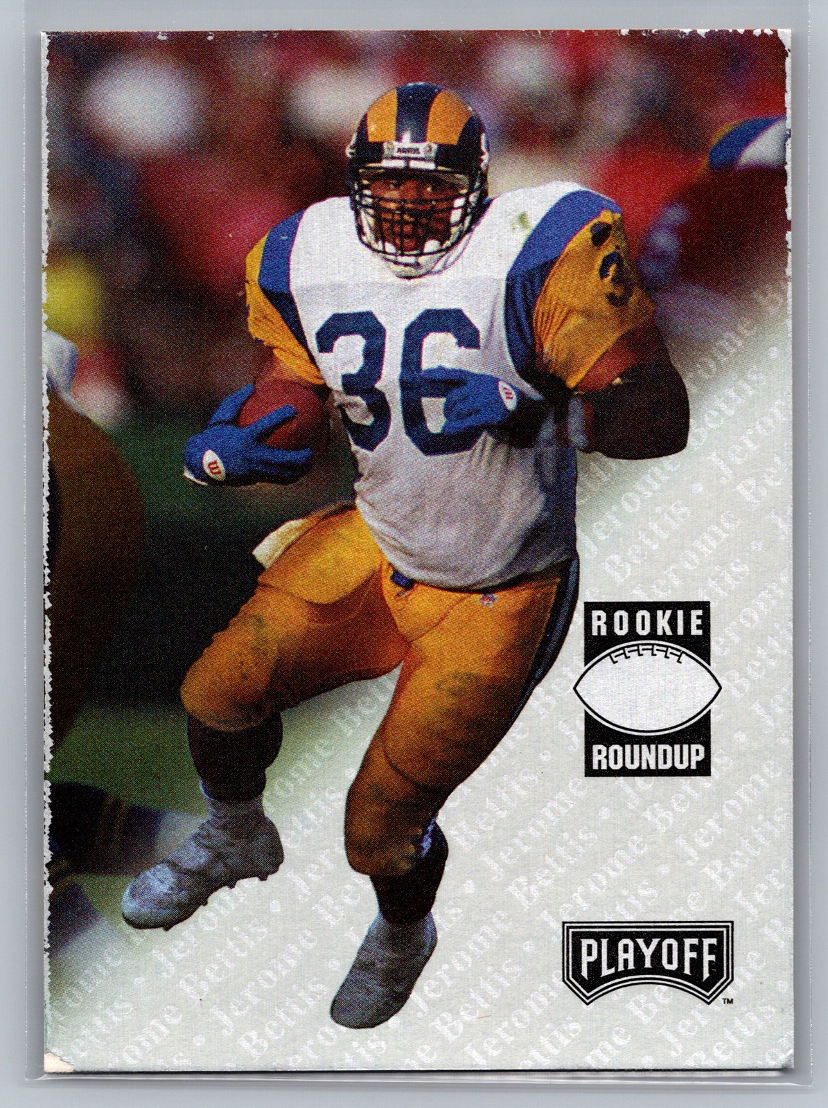 1993 Playoff #R-1 Jerome Bettis Rookie Roundup Exchange