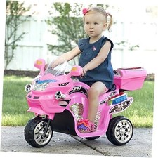 Electric Motorcycle for Kids   3-Wheel Battery Powered Motorbike for Kids Pink