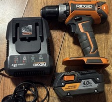 RIDGID Gen5x 18V 2 Speed Brushless 1/2" Drill/Driver R860053, Battery & Charger