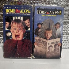 Home Alone 1  2 VHS Lot 1990  1992 Holiday Classics
